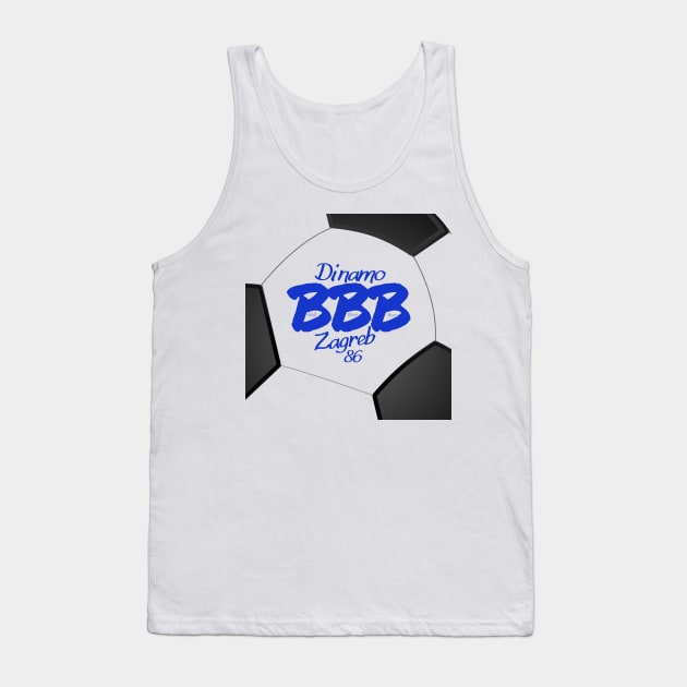 Dinamo BBB Bad Blue Boys Zagreb 86 Tank Top by DesignMore21